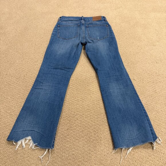 Madewell Cali Demi-Boot Jean Boho Ankle Bronson Wash: Button-Front Sz 25 JO512 - Picture 15 of 16